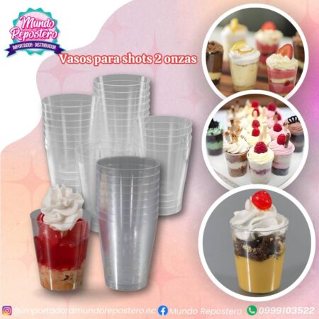 Vasos acrílicos cristal